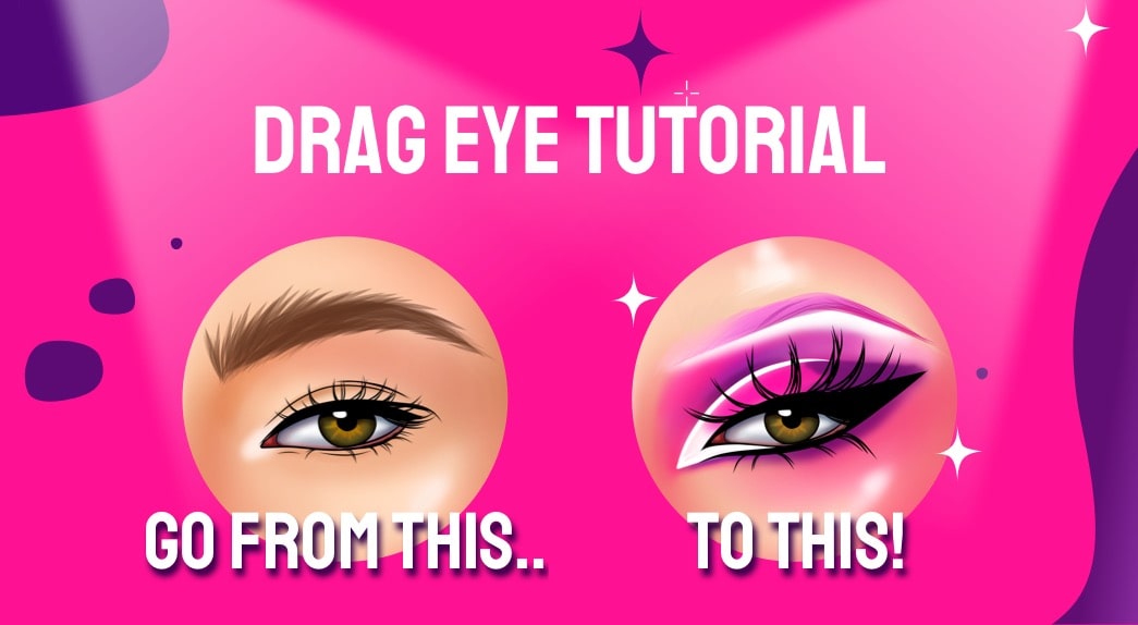 Drag Eye Makeup Tutorial Step By